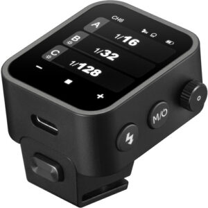 Godox X3 TTL Wireless Flash Trigger – OLED Touchscreen, Built-in Lithium Battery, 2.4GHz Transmitter for Canon, Sony, Nikon & Fujifilm