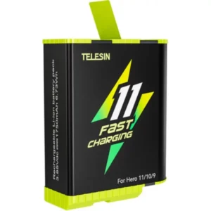 TELESIN FCB-B11 1750mAh Fast Charging Replacement Battery for GoPro HERO 12, 11, 10, 9