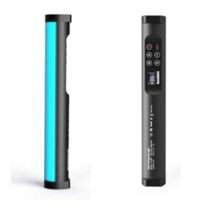 Mamen B02 RGB LED Handheld Stick Light – 16,000 Colors, 2500-9000K, USB-C, 12W