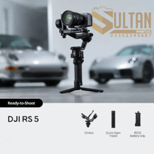 DJI RS 5 Professional Camera Gimbal | 3-Axis Stabilizer for DSLR & Mirrorless Cameras