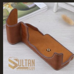 PU Leather Camera Half Case – Sony A7 IV Protective Bottom Cover