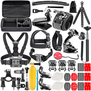 50-in-1 GoPro Camera Outdoor Sports Accessories Kit Set