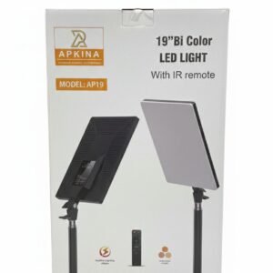 Apkina 19″ Panel LED Light Bi-Color Studio Photography Light