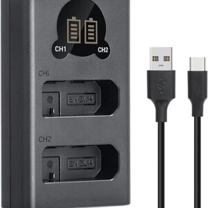 Caisi MH-24 Dual Battery Charger for EN-EL14 Sony Cameras – Fast Charge