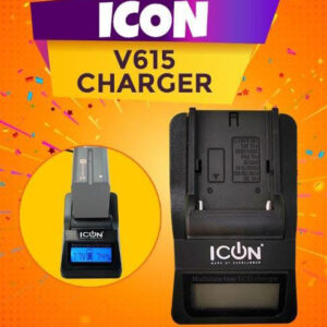 Icon V615 LED Battery Charger for Sony NP-F Series Camera Batteries