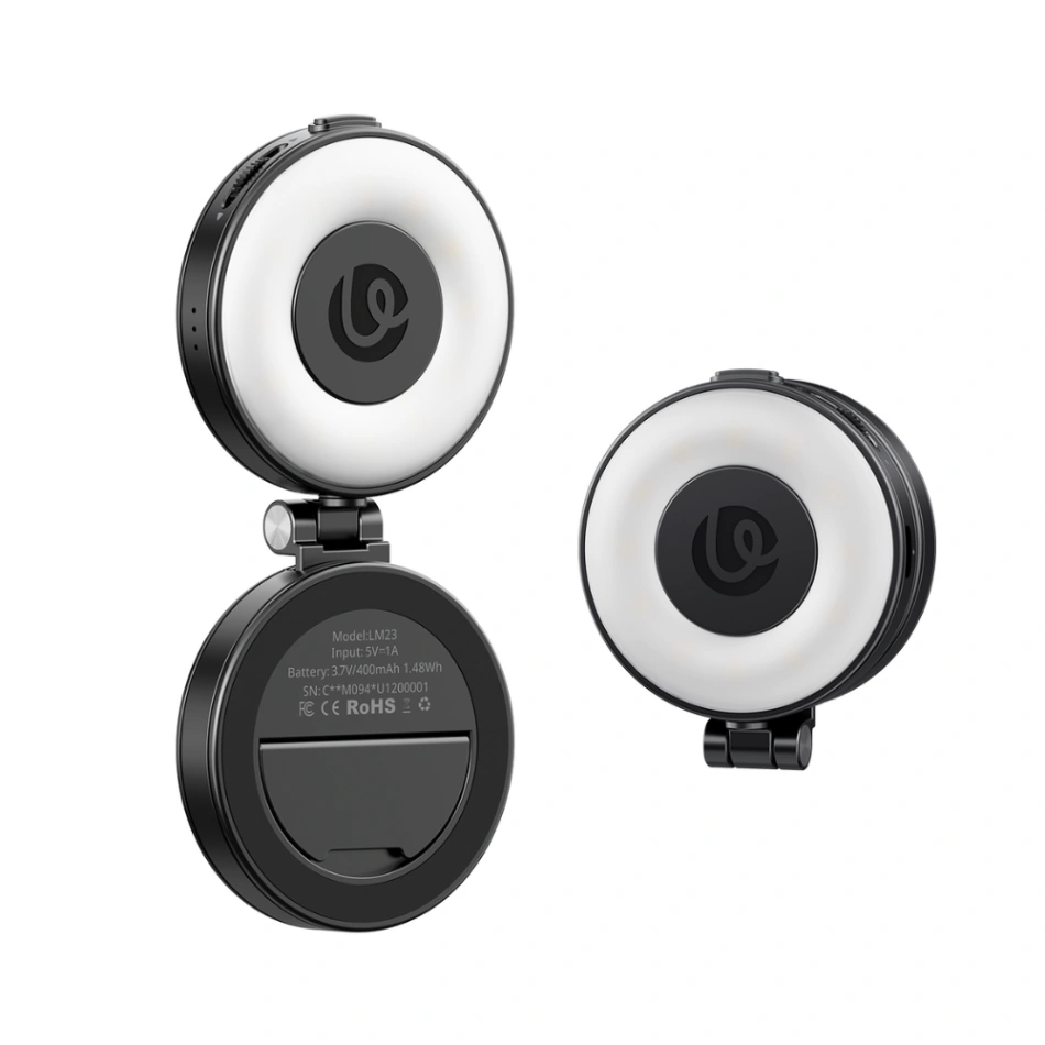 Ulanzi-LM23-Mobile-Phone-Magnetic-Fill-Light-2nd-Generation-Black